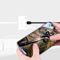 Pikkukuva 6 / 7: USB-Ethernet-sovitin 3-in-1 Type C -verkkoadapteri, muuntaa matkapuhelimen yhteyden Ethernet-verkkoon