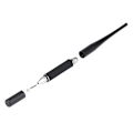 Miniatyrbillede 4 af 7: 2 i 1 kapacitiv pen touch screen tegnepen stylus til iPhone iPad Tablet PC sort