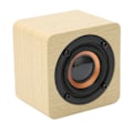 Pikkukuva 3 / 7: Bluetooth-kaiutin Monitoiminen Retro Langaton Bluetooth-kaiutin Kotiin Matkalle Ulkoilmaan Keltainen Puunsyy