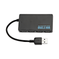 Miniatyrbillede 7 af 7: USB3.0 Hub 4 porte God varmeafledning 5 Gbps højhastighedsoverførsel USB3.0 Splitter Dockingstation Sort