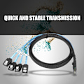 Pikkukuva 3 / 7: Cabledeconn 36P SFF-8087 - 4 SATA 7-nastainen kiintolevyn datansiirtokaapeli (1m)