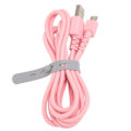 Miniatyrbilde 1 av 7: Ladekabel for Naga Pro Mus Micro USB 5.9ft Lang Antiwear Nylon Metall Mus Laderledning for Utskifting Rosa
