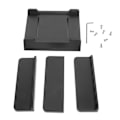 Miniatyrbillede 1 af 7: Vertikal bærbar computer stand holder justerbar bredde dobbelt slots bærbar computer holder med pladsbesparende til Dell til Lenovo op til 17,3 tommer