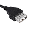 Pikkukuva 6 / 7: 5 jalkaa nopea USB 2.0 tyyppi A uros - tyyppi A naaras jatkokaapeli musta