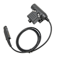 Miniatyrbilde 7 av 7: Hjelm Enkelt Headset Justerbart Militær Hodetelefon med U94 PTT for Baofeng UV9R UV9R PLUS UVXR BF9700(Brun )