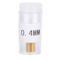 Miniatyrbilde 1 av 7: E36 V5/6 M6 0,4 mm messingdyse med gjenger for E3D/MK8/Lulzbot/Olson/Ultimaker varmeblokker