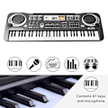 Miniatyrbillede 6 af 6: Keyboard Piano 61 Tangenter Bærbart Elektronisk Klaver Keyboard Instrument 100‑240V til Børn