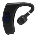 Miniatyrbillede 2 af 7: Enkelt øre Bluetooth-headset BT 5.4 støjreduktion lang standbytid 180 graders trådløs øretelefon med digitalt display sort