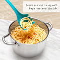 Miniatyrbild 4 av 4: Skedar - Livsmedelskvalitet och BPA-fria pastagafflar - Värmebeständig pastaslev - Diskmaskinssäkra pastaslevar med tänder - Pastakollektion