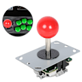 Miniatyrbillede 2 af 7: 28/24 Belyste Knap 5P Rocker Dobbelt Kit Sort USB Core Board Arcade Kit