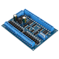 Miniatyrbild 6 av 7: DC 6.5‑30V 16 ingångar 16 utgångar expansionskort multifunktionell RS485 fjärrkontrollbrytare PLC IO-modul