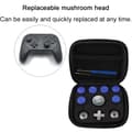Miniatyrbillede 7 af 7: 14PCS/Sæt Håndtag Knapper Udskift Kit Controller Nøgle til XBOX ONE ELITE/ PS4 / Switch(Blå)