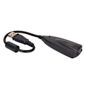 Pikkukuva 1 / 7: Virtuaalinen 7.1-kanavainen äänikortti, Plug and Play USB-stereokortti, kuulokeadapteri pöytätietokoneelle ja kannettavalle tietokoneelle