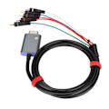 Miniatyrbillede 6 af 7: Komponentkabel 1,8 m/5,9 fod Dobbelt afskærmet Plug and Play Digital AV Output Komponent 5RCA YPbPr-kabel til GameCube