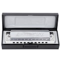 Miniatyrbillede 1 af 7: Blues Harmonika 10 Huller Mundharmonika Db Nøgle ABS Resin Professionel Begynder Blæseinstrument White