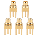 Miniatyrbillede 1 af 7: 5PCS MMCX JE lige firkantet lige stik RF 5-bens stik stik PTFE-adapter