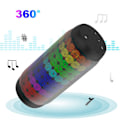 Pikkukuva 5 / 7: AEC Luminous Speaker Langaton Bluetooth-kaiutin LED-kannettava Boom Box Bass BQ-615PRO Musta