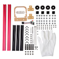 Miniatyrbild 1 av 7: DIY Mini Open Aluminiumlegering Ram ITX Moderkort PC Datorfodral