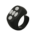 Miniatyrbillede 3 af 7: Smart Ring Controller Bluetooth 5.3 Trådløs Fjernbetjening Sidevender til Tik Tok Elektronisk Bog Sort