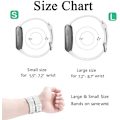 Pikkukuva 6 / 6: Älykäs rannekkeen hihna on yhteensopiva Fitbit versa -älykellon, versa 2:n ja versa Lite se -kellojen kanssa naisille ja miehille（Valkoinen-S）