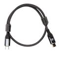 Miniatyrbild 7 av 7: USB C till USB C-kabel PD240W USB2.0 Typ C-gränssnitt 480Mbps USB C-hane till C-hane Dubbeländad datakabel 50cm