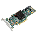 Miniatyrbillede 2 af 7: Dual Mode SATA til SAS 4-Port Disk Short Bezel Array Card LSi 9212-4i 6GB til Windows 10 / 8 / 7IT Mode