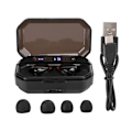 Pikkukuva 1 / 7: Langattomat urheilukuulokkeet Bluetooth 5.0 Touch TWS -nappikuulokkeet Mini In‑Ear -kuulokkeet F8Musta