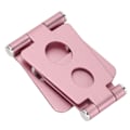 Miniatyrbilde 7 av 7: Telefonstativ Multi Vinkel Justering Multi Hull Posisjon Stabil Base Farge Varig Skrivebord Mobiltelefonholder for PC Bærbar Rosa