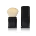 Miniatyrbillede 1 af 5: 1 stk. bærbar sort pudderbørste teleskopisk rouge børste makeup børste multifunktionel skønhed makeup værktøj（hvid）