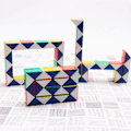 Miniatyrbild 3 av 5: 24 Block Mini Fidget Snake Cube Mini Twist Puzzle Kuber Magiska Speed Kuber Leksak för Barn Festpåse Fyllmedel, Festtillbehör