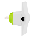 Miniatyrbillede 3 af 4: 2.4G 300Mbps 802.11 Trådløs WiFi Repeater Dual Netværks Porte AP Range Extender