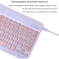 Miniatyrbild 4 av 7: Återuppladdningsbart Bluetooth-tangentbord och mus-kombination Ultra-Slim bärbar kompakt trådlös mus tangentbord set för Android Windows Tablet