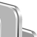 Miniatyrbild 7 av 7: Vertikal Laptop Stativ 3 Fack Ordnad Förvaring Breddjustering Laptop Organizer för Hem Kontor Silver