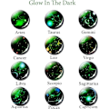 Miniatyrbillede 4 af 5: Zodiac 12 Constellation Glow In The Dark Kreativ Galaxy nøglering Leo-1