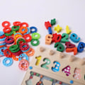 Pikkukuva 8 / 9: 3-in-1 Magneettinen Väri- ja Numerolabyrintti Lapsille, Puinen Montessori-lelu - Taaperon Puinen Numeropalapeli Laskutoimintaväline Värimuodon Lajittelu