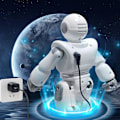 Miniatyrbillede 5 af 6: Fjernbetjent robotlegetøj til børn, astronaut RC robotlegetøj, gestussensorisk robot, infrarød controllerrobot, dansende syngerobot, bedste gaver