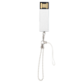 Miniatyrbillede 4 af 7: 16G Mini zinklegering bærbar USB-disk med kæde til Windows Vista/7/10/Mac sølv