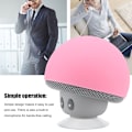 Pikkukuva 7 / 7: Mini Bluetooth -langaton kannettava sieni kaiutin subwoofer imukupilla (vaaleanpunainen)