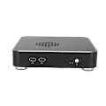 Miniatyrbillede 3 af 7: Stationær computerkabinet God varmeafledning Ekstraordinær kompakt sort Mini HTPC-kabinet til hjemmevideokomputer