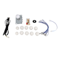 Miniatyrbilde 7 av 7: Arcade-spill DIY-delersett Zero Delay USB-koder JoyStick-knapp for Mame-spill (hvit)