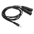 Pikkukuva 2 / 7: JORINDO Kaksi XLR-uros - 3,5 mm 1/8 tuuman uros -kaapeli hapeton kupari epätasapainoinen Y-jakokaapeli
