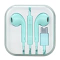 Pikkukuva 1 / 7: Type C -kuulokkeet, äänenvoimakkuuden säätö, melunvaimennus, mukavat puhelimen kuulokkeet Xiaomi Blue Green -puhelimille