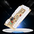 Pikkukuva 4 / 7: Pelikonsolin USB-piirilevy Pelikonsolin keltainen sirupiirlevy