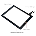 Miniatyrbilde 4 av 7: Skjermglassmontering Digitizer Reservedel Fix Sprekk for IPad2 A1395/A1396/A1397 Hvit