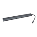 Pikkukuva 4 / 7: 10 in 1 USB-keskitin, tyyppi C - 4K HD Multimedia Interface VGA PD 100 W RJ45-portti 3,5 mm ääni 4 USB3.0 USB C -keskitin moniporttisovitin