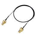 Miniatyrbillede 1 af 7: 2 stk. sæt WiFi IPEX4 til RP SMA han NGFf  M. 2 stik kabel ledning ledning 31cm