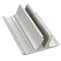 Miniatyrbillede 4 af 7: Vertikal bærbar computer stand 3 i 1 aluminiumlegering justerbar størrelse pladsbesparende bærbar computer holder til maksimalt 17,3 tommer bærbar computer sølvfarve