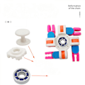 Miniatyrbillede 3 af 4: Fidget Spinners, Transformerbar Kæde Legetøj DIY Deformation Deformeret Spiral Twister Fingerspids Dekompression Fingerspids Legetøj
