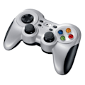 Miniatyrbild 5 av 6: Logitech G F710 Trådlös Gamepad, 2,4 GHz Trådlös med USB Nano-mottagare, Controller Dubbel Vibrationsåterkoppling, 4 Växlad D-Pad, PC - Grå/Svart