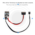 Pikkukuva 7 / 7: 1 Uros naar 2 Uros Poort USB 2.0 Header 9PIN naar Dual 9PIN Extension HUB met SATA Stroomkabel